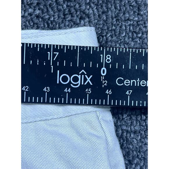 Natural Reflections Straight Casual Pants Womens Size 16 Stone Flat Front - Picture 7 of 9